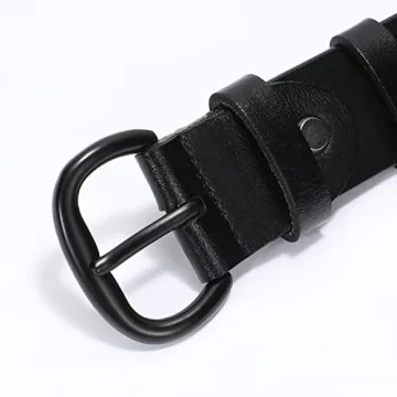 WHIPPY Women Leather Belt - Adjustable & Elegant Design