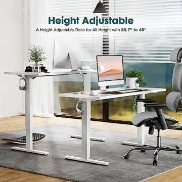 Ergonomic SMUG Electric Standing Desk - Adjustable & Modern