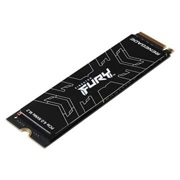 Kingston FURY Renegade 2TB PCIe Gen 4.0 NVMe M.2 Internal Gaming SSD | Up to 7300 MB/s | Graphene Heat Spreader | 3D TLC NAND | Works with PS5 | SFYRD/2000G, Solid State Drive