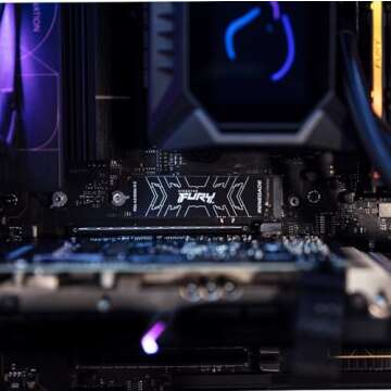 Kingston FURY Renegade 2TB PCIe Gen 4.0 NVMe M.2 Internal Gaming SSD | Up to 7300 MB/s | Graphene Heat Spreader | 3D TLC NAND | Works with PS5 | SFYRD/2000G, Solid State Drive