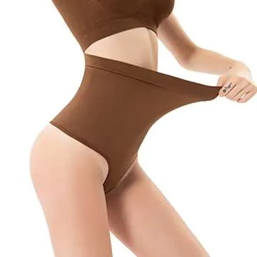DREAM SLIM Women's High-Waist Seamless Shapewear Briefs