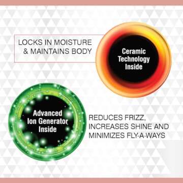 CHI Volumizer 4-in-1 Blowout Brush, Hair Dryer for Smooth, Silky & Shiny Hair, Four Interchangeable Attachments for Versatile Styling, Rose Gold