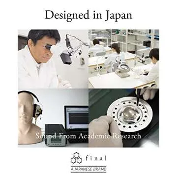 Final UX2000 Bluetooth Wireless Headphones, Hi-Fi Sound Quality, Hybrid Noise Cancelling, Maximum 35 Hours Music Playback, aptX Low Latency, Multipoint Connection, Designed in Japan (Black)