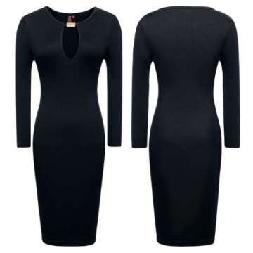 Chic Bodycon Pencil Dress for Parties | OFTEN Women
