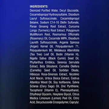 Majestic Pure Rosemary Oil Shampoo for Hair Growth - Volumizing & Nourishing Shampoo - with Vitamin ...