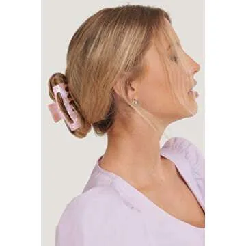 Stylish Big Claw Tortoise Banana Clips for Women