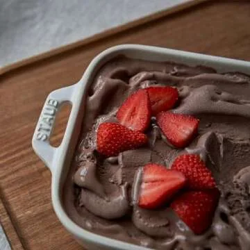 STAUB Ceramics Rectangular Baking Dish Set, 2 pc, Rustic Ivory