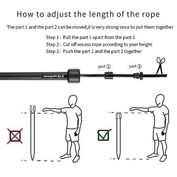EYB Earthman Adjustable Jump Rope for All Ages