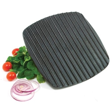 Norpro Italian Panini Sandwich Press and Cast Iron Grill - Perfect for Grilling!
