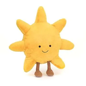 Jellycat Amuseables Sun Stuffed Toy - 18 Inches of Cheerful Cuddles
