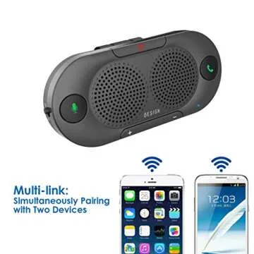 Besign BK06 Bluetooth 5.0 Car Kit - Handsfree & Motion Sensor