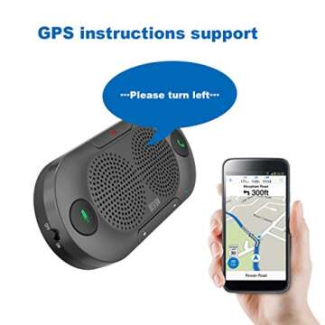 Besign BK06 Bluetooth 5.0 Car Kit - Handsfree & Motion Sensor