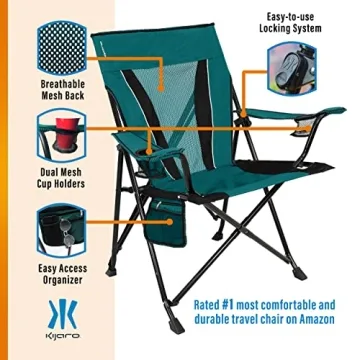 Kijaro XXL Camping Chair - Durable & Comfortable Outdoor Gear