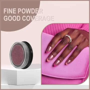 Artdone Chrome Nail Powder Kit - 12 Jars of Stunning Colors