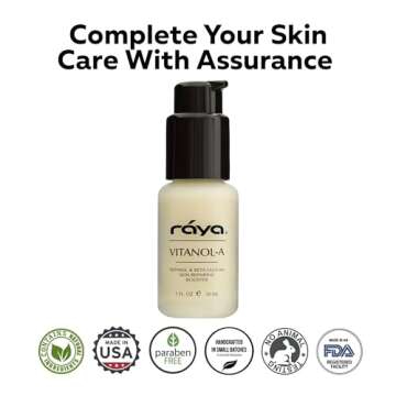 RAYA Serum for Face | Vitamin-A & Vitamin C Serum | Anti-Aging, Antioxidant Face Serum | Skin Care Serum for Oily Skin | Smoothing, Refining & Skin lightening