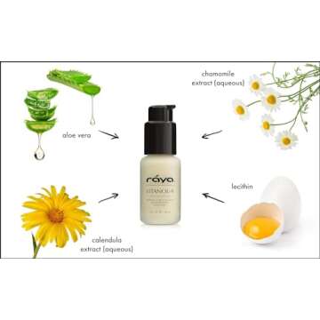 RAYA Serum for Face | Vitamin-A & Vitamin C Serum | Anti-Aging, Antioxidant Face Serum | Skin Care Serum for Oily Skin | Smoothing, Refining & Skin lightening