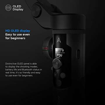 Palm-size 3-Axis Gimbal Stabilizer for Smartphones