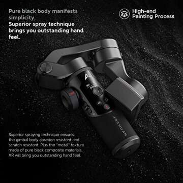 Palm-size 3-Axis Gimbal Stabilizer for Smartphones