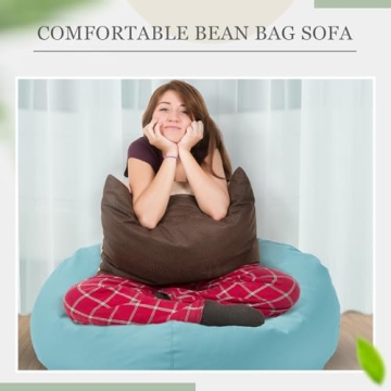Sliner Stuffed Animal Storage Bean Bag Chair Covers