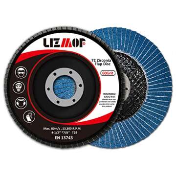 LIZMOF 4-1/2 Inch Flap Discs - Metal Grinding Solution