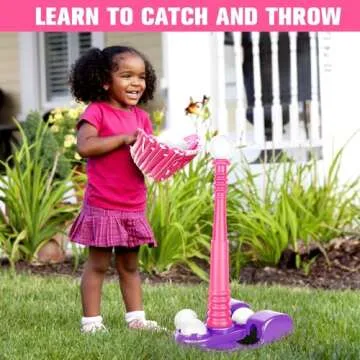 TOY Life Tball Set for Kids 3-5 T Ball Toddler Baseball Set Girls T Ball Sets for Kids 5-8 Tball Bat Tee Ball Sets for Kids 3-5 Tball Set for Toddlers 1-3 Outdoor Toddler Toys 6 T-Balls Glove