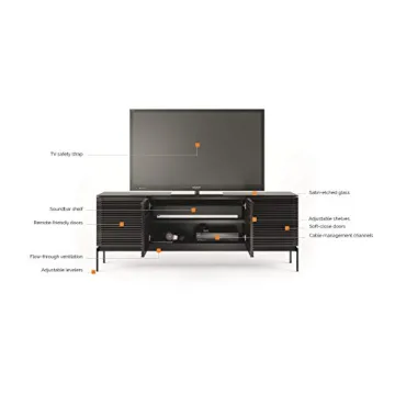 BDI Corridor 7129 TV Stand - Elegant Media Console for Your Home