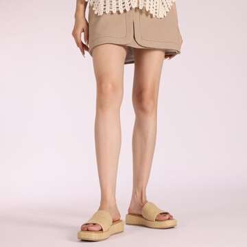 Stylish LUXMUWA Raffia Wedge Sandals for Women in 2025