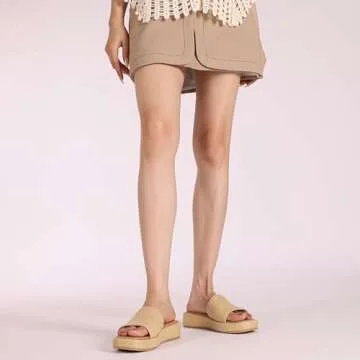 Stylish LUXMUWA Raffia Wedge Sandals for Women in 2025