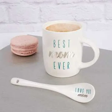 Pavilion Gift Company Best Mom Ever Mini Espresso Mug, 5 oz