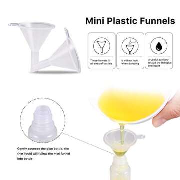 30pcs Precision Tip Applicator Glue Bottles Set