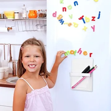 TecUnite Magnetic Pencil Holder, 2 Pack for Workspace Organization