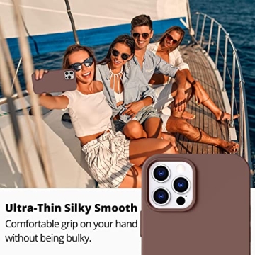 IceSword iPhone 13 Coffee Case - Shockproof Liquid Silicone