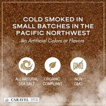 Gourmet Smoked Bacon Sea Salt for Cooking and Finishing