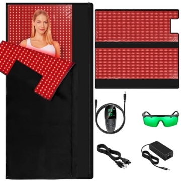 ADVARAYS Red Light Therapy Pad for Body & Face Pain Relief and Skin Health 2520 LEDs