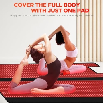 ADVARAYS Red Light Therapy Pad for Pain Relief and Skin Health