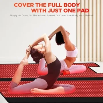 ADVARAYS Red Light Therapy Pad for Pain Relief and Skin Health