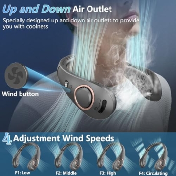 Neck Fan with Mist Spray for Cool Comfort Anywhere