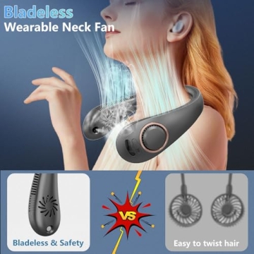Neck Fan with Mist Spray for Cool Comfort Anywhere
