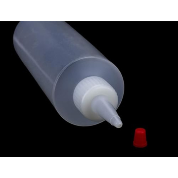 16 oz Squeeze Bottles with Red Top - Flexible Use Bottles