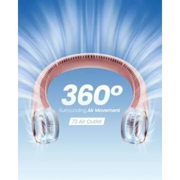Gaiatop Lightweight Neck Fan with 72 Air Outlets
