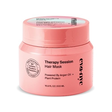 Eva NYC Therapy Session Hair Mask - Deep Conditioning Infusion with Argan Oil - 16.9 fl oz