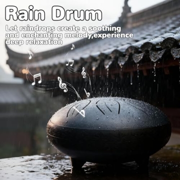 TUOKING 6 Inch Steel Tongue Drum for Relaxation Gifts