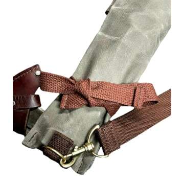 Axe and Saw Sling, Bushcraft Axe Carrier, Waxed Canvas Ax Bag, Axe Bag, Bucksaw Bag, Ax Sheath, Slin...