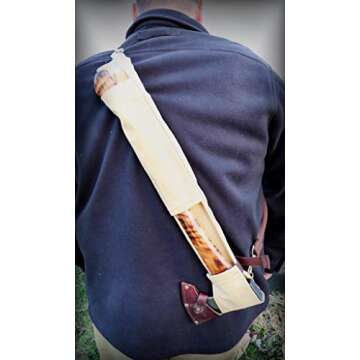 Axe and Saw Sling, Bushcraft Axe Carrier, Waxed Canvas Ax Bag, Axe Bag, Bucksaw Bag, Ax Sheath, Sling Bag, Boreal Saw Bag