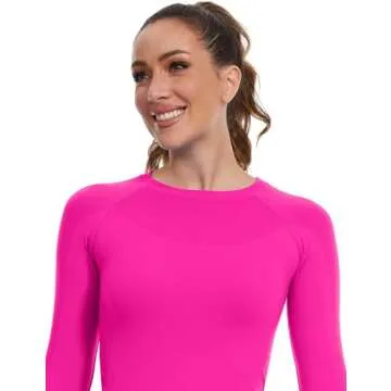 MathCat Seamless Long Sleeve Workout Shirt for Women