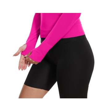 MathCat Seamless Long Sleeve Workout Shirt for Women