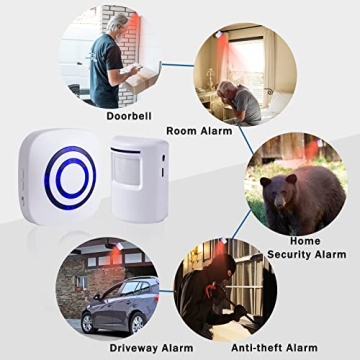 Seanme Motion Sensor Driveway Alarm System