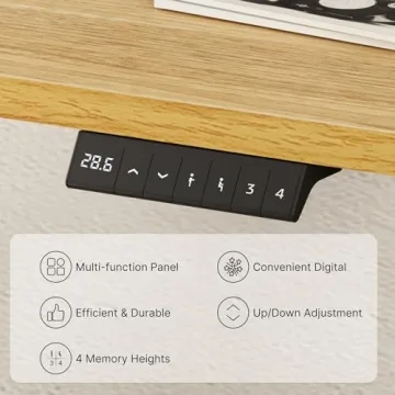 FLEXISPOT EN2 Standing Desk - Adjustable Height with Memory