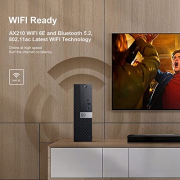 Dell OptiPlex 5070 SFF Desktop PC with i7-9700, Win 11 Pro, Dual Monitor Support