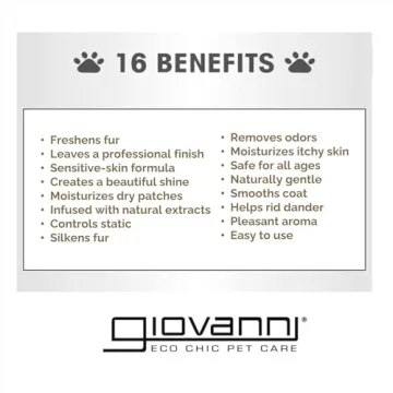 GIOVANNI Waterless Pet Shampoo - Eco-Friendly & Effective